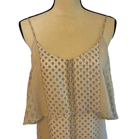 Kari High Low Ruffle Maxi Dress size Medium - Picture 2 of 7